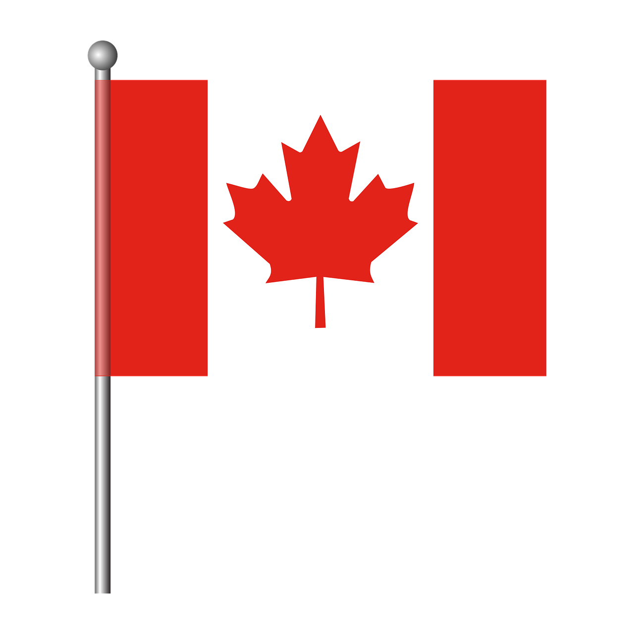 Canadian Flag Transparent Image