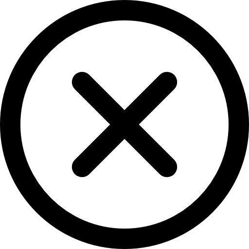 Cancel Button Cross PNG HD Quality