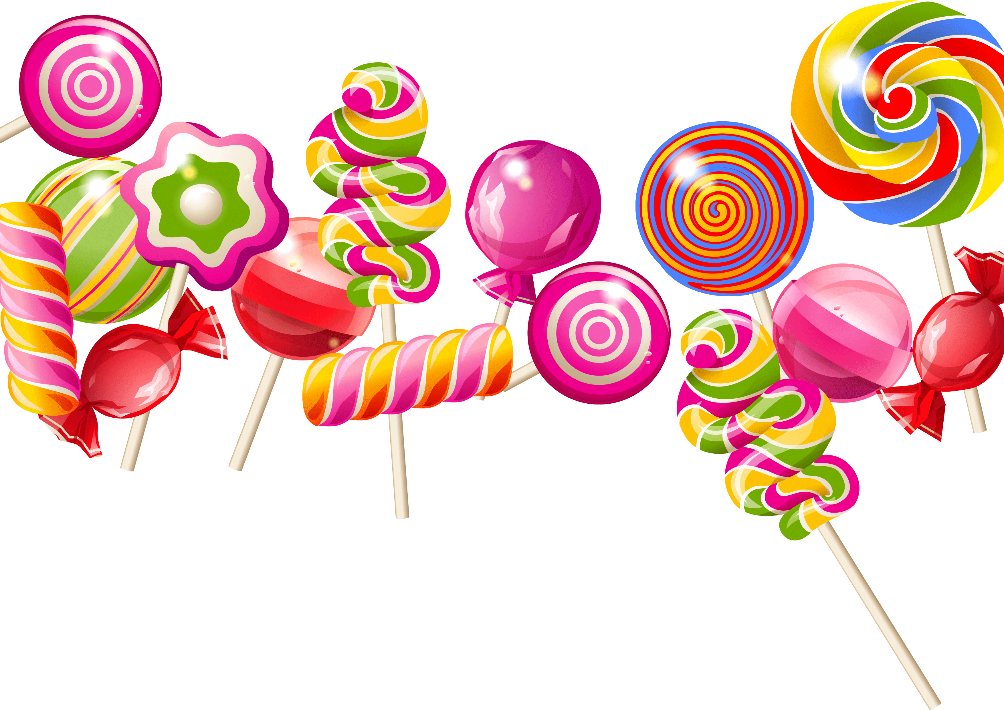 Candy Lollipop PNG Clipart Background