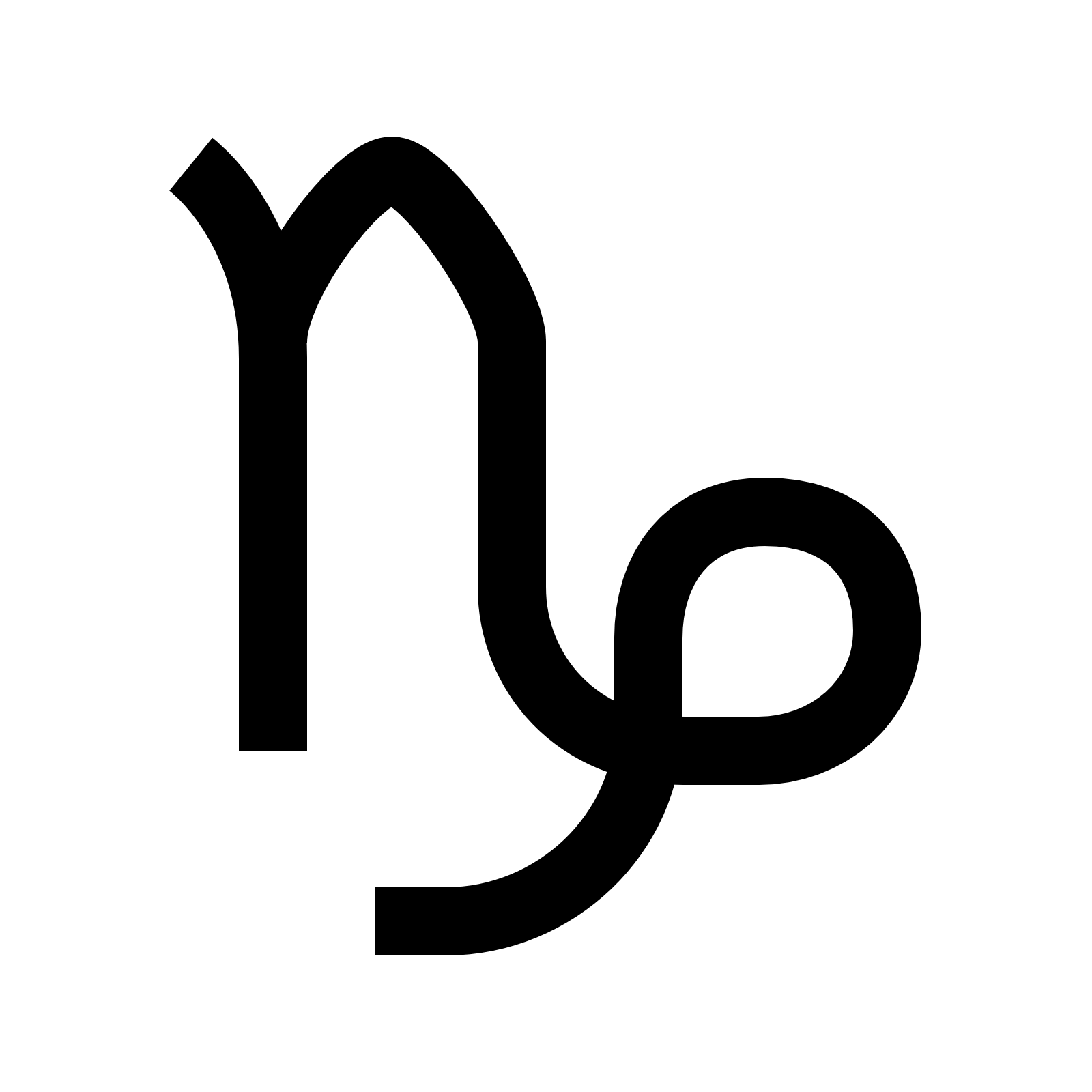 Capricorn Icon Transparent PNG