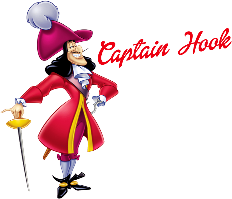 Captain Hook Pirate Background PNG Image