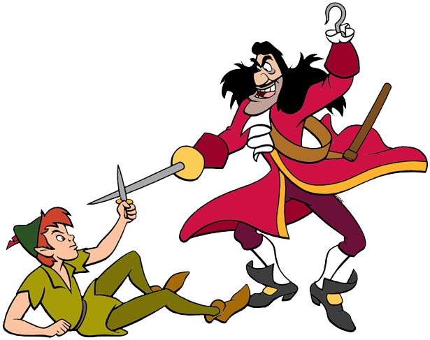 Captain Hook Pirate PNG Clipart Background