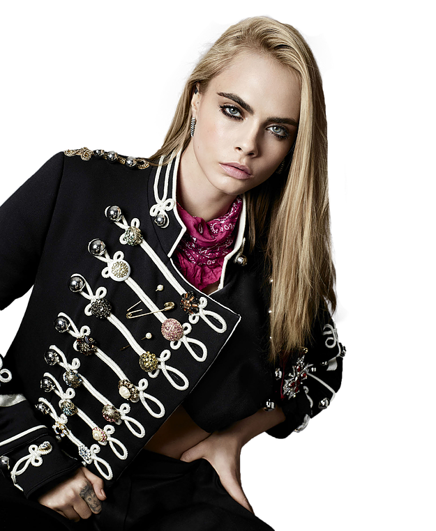 Cara Delevingne Face PNG HD Quality