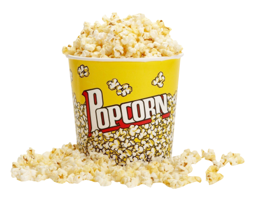 Caramel Popcorn Transparent PNG