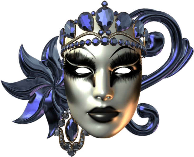 Carnival Mask PNG Clipart Background