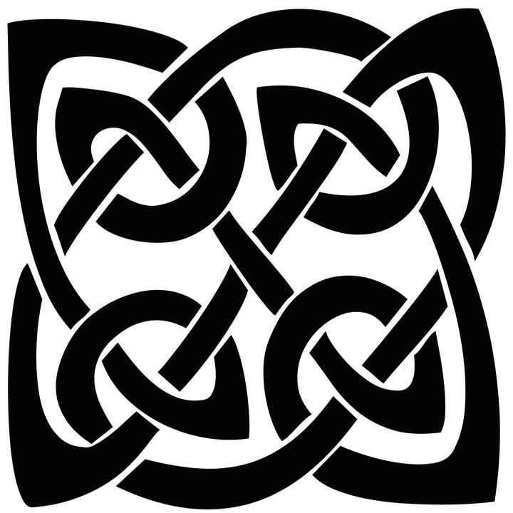 Celtic Art Background PNG Image