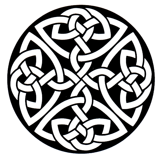 Celtic Art Ornament Background PNG Image