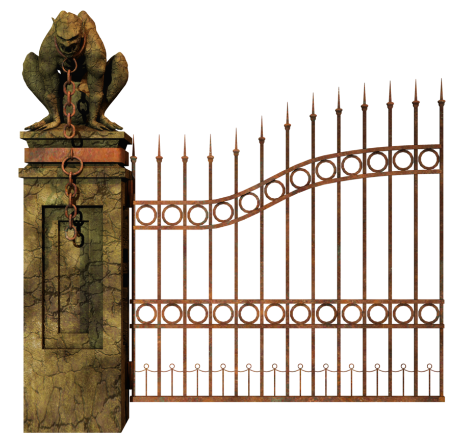 Cemetery Gates PNG Background