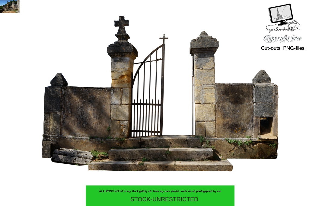 Cemetery Gates PNG Photo Image
