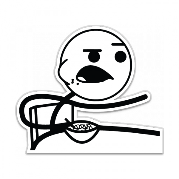 Cereal Guy Meme PNG HD Quality