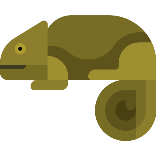 Chameleon Vector Transparent Background