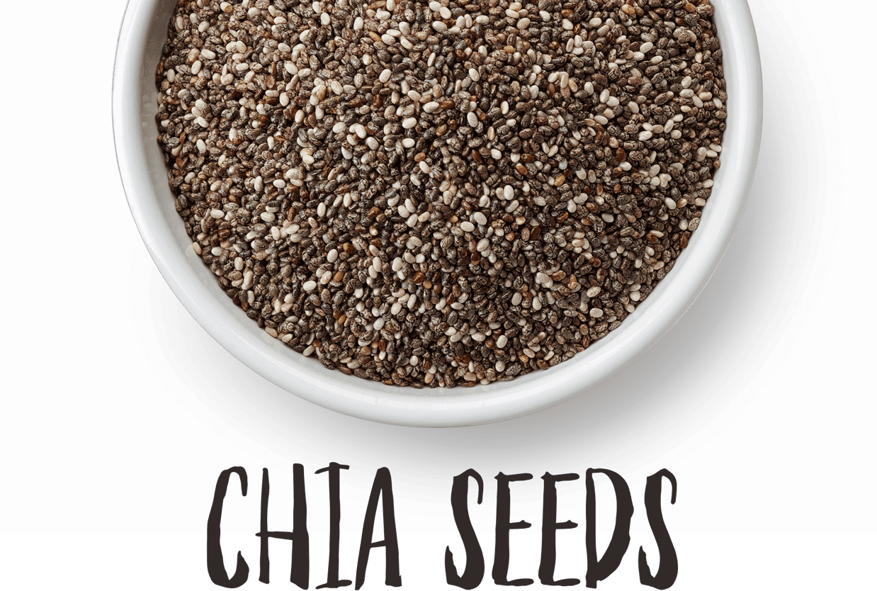 Chia Seeds No Background