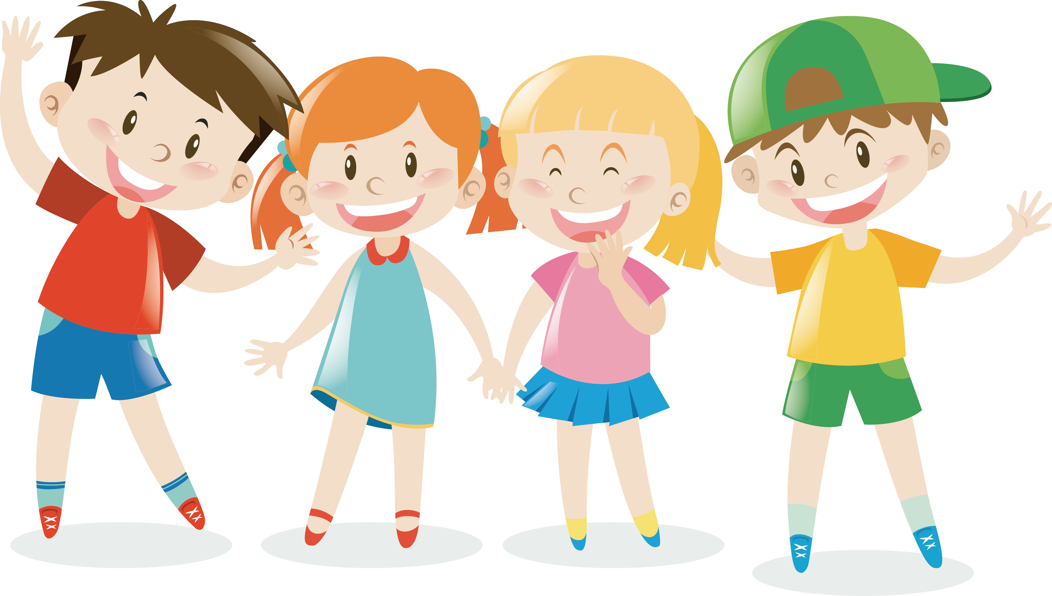 Children Playing PNG Clipart Background