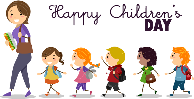 Childrens Day Background PNG Image