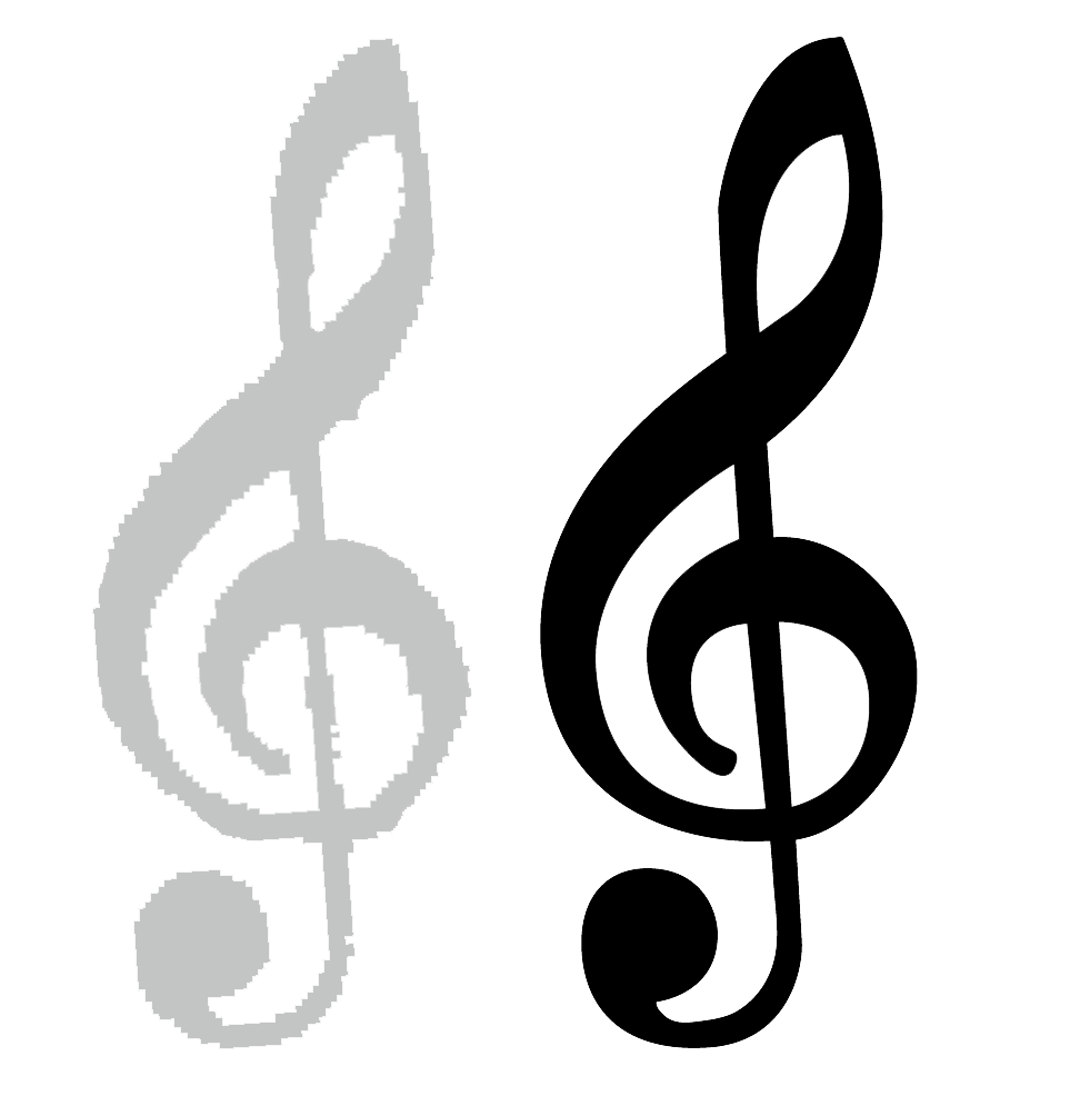 Clef Note Music Background PNG Image