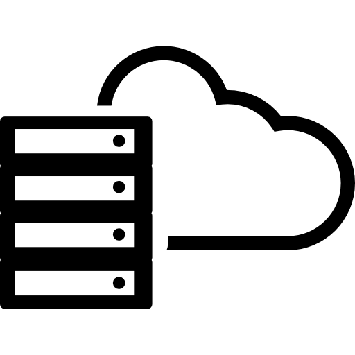 Cloud Server Transparent Background
