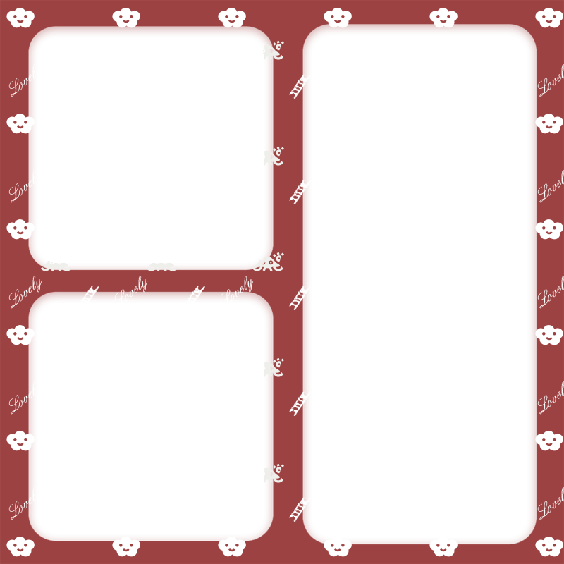 Collage Frame Fancy PNG Images HD