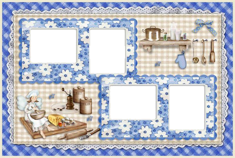 Collage Frame Fancy PNG Photo Image