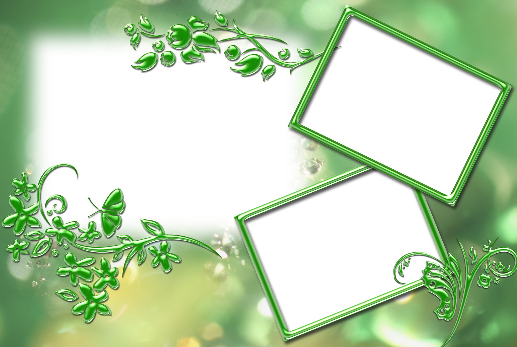 Collage Frame Fancy PNG Photos