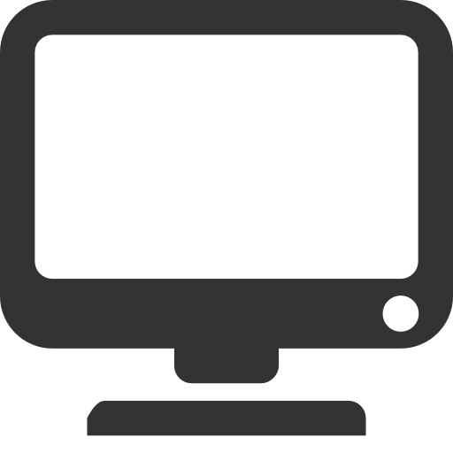 Computer Screen Icon Background PNG Image