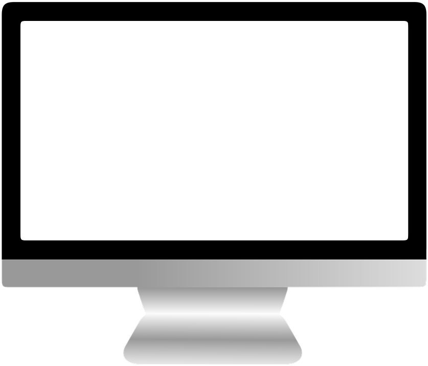 Computer Screen Logo Background PNG Image