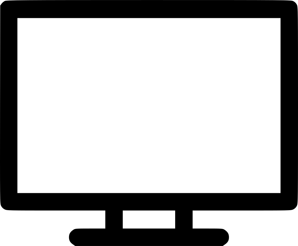 Computer Screen Logo Transparent Background