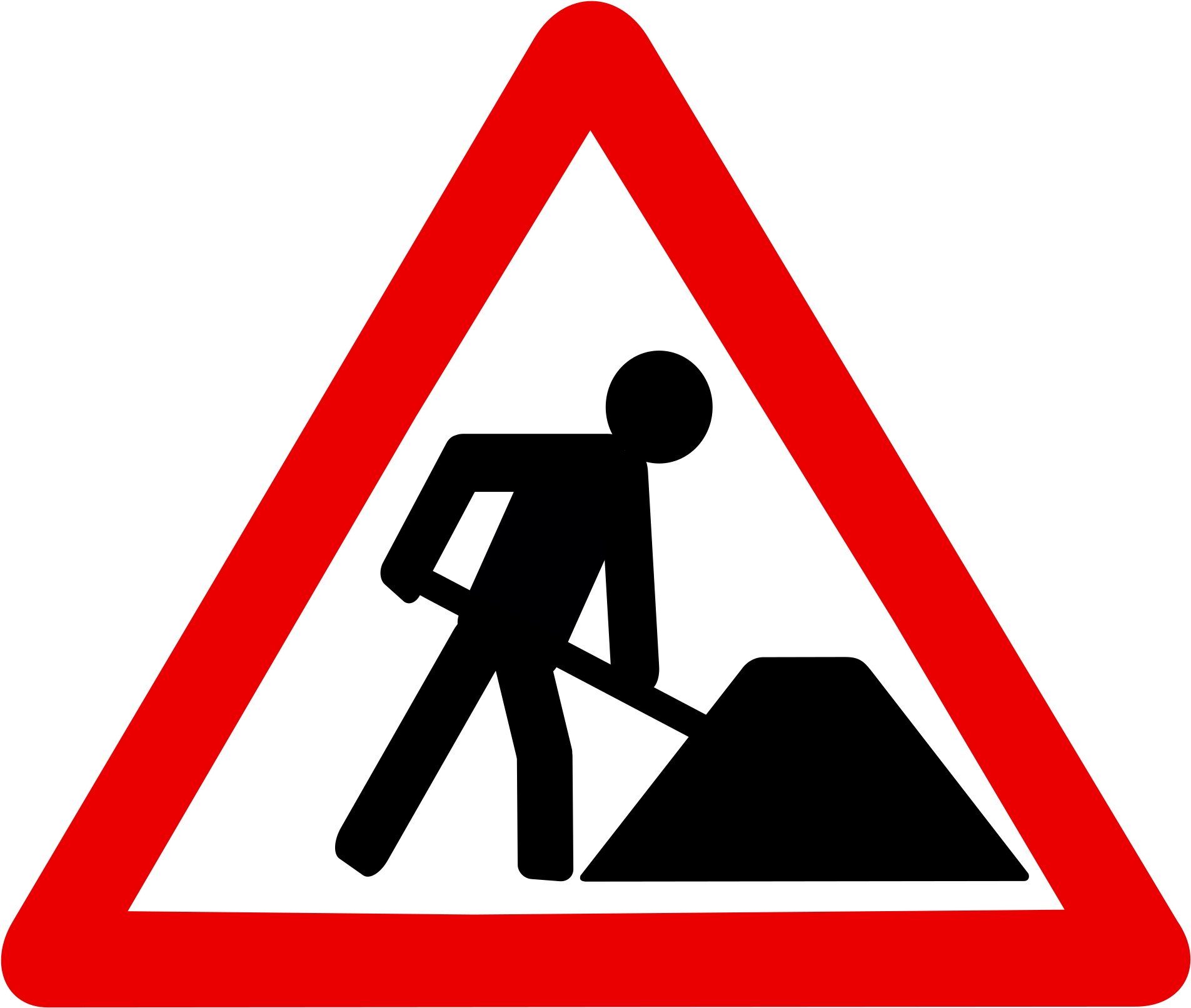 Construction Sign PNG Clipart Background