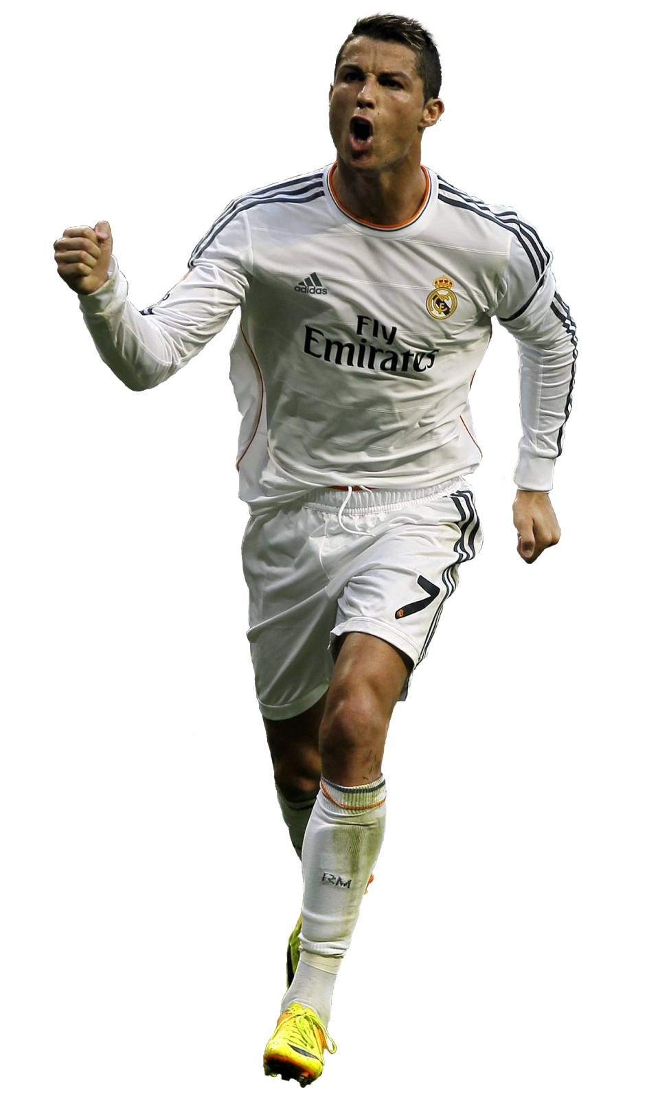 Cristiano Ronaldo Playing Transparent Background