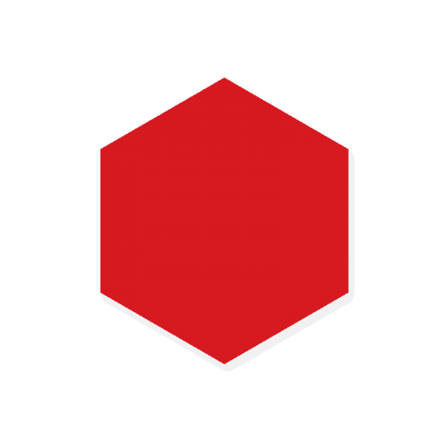 Cropped Hexagon Transparent Background
