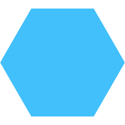 Cropped Hexagon Transparent PNG