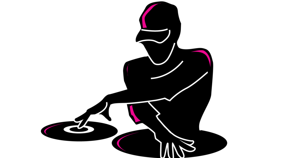 DJ Logo PNG Clipart Background