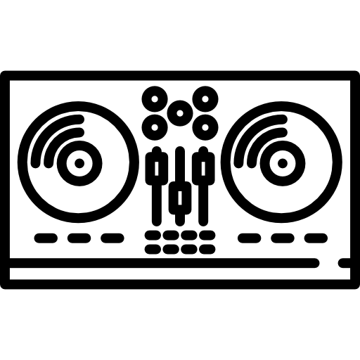 DJ Mixer Transparent Background
