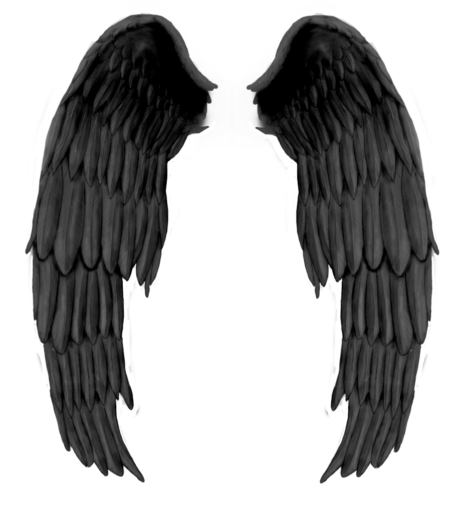 Dark Angel Wings PNG Background