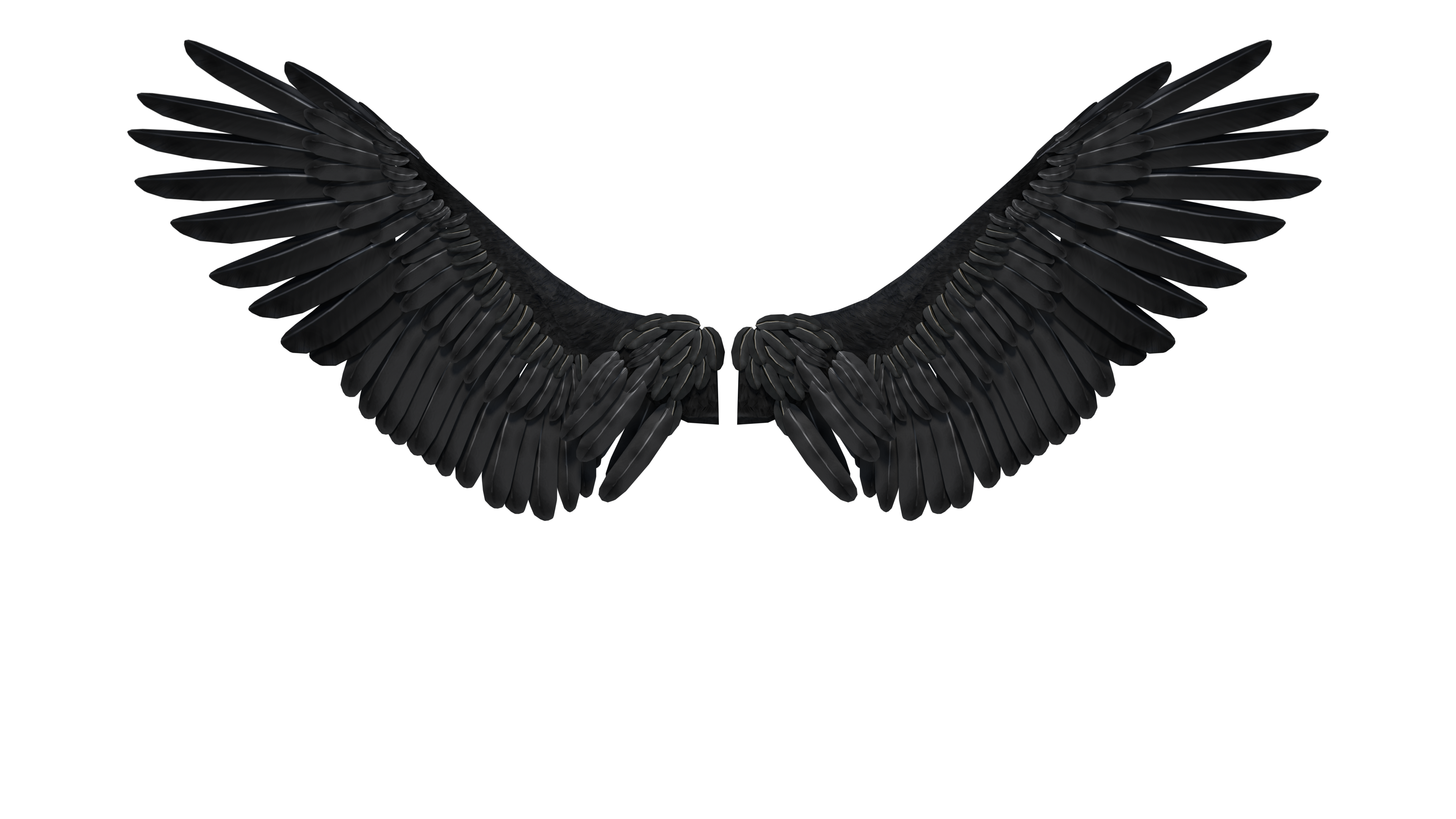 Dark Angel Wings PNG HD Quality