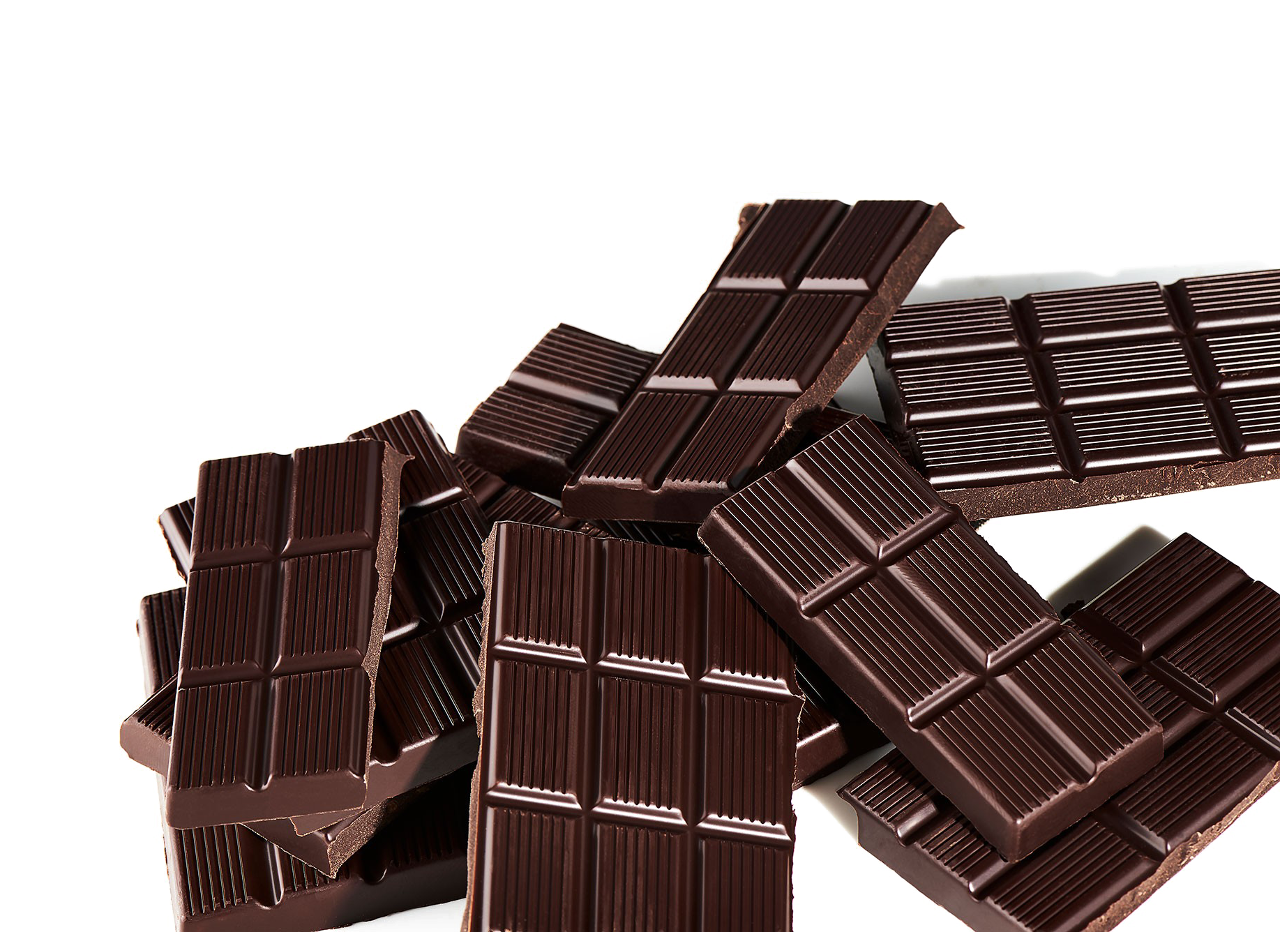 Dark Chocolate Bricks PNG Clipart Background