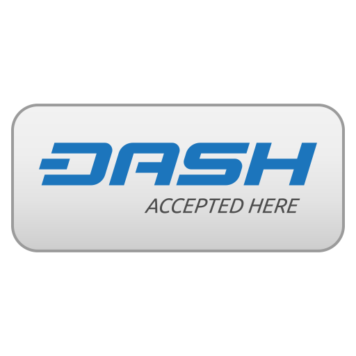 Dash Accepted Here Background PNG Image