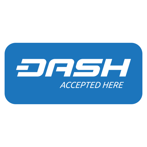 Dash Accepted Here PNG HD Quality
