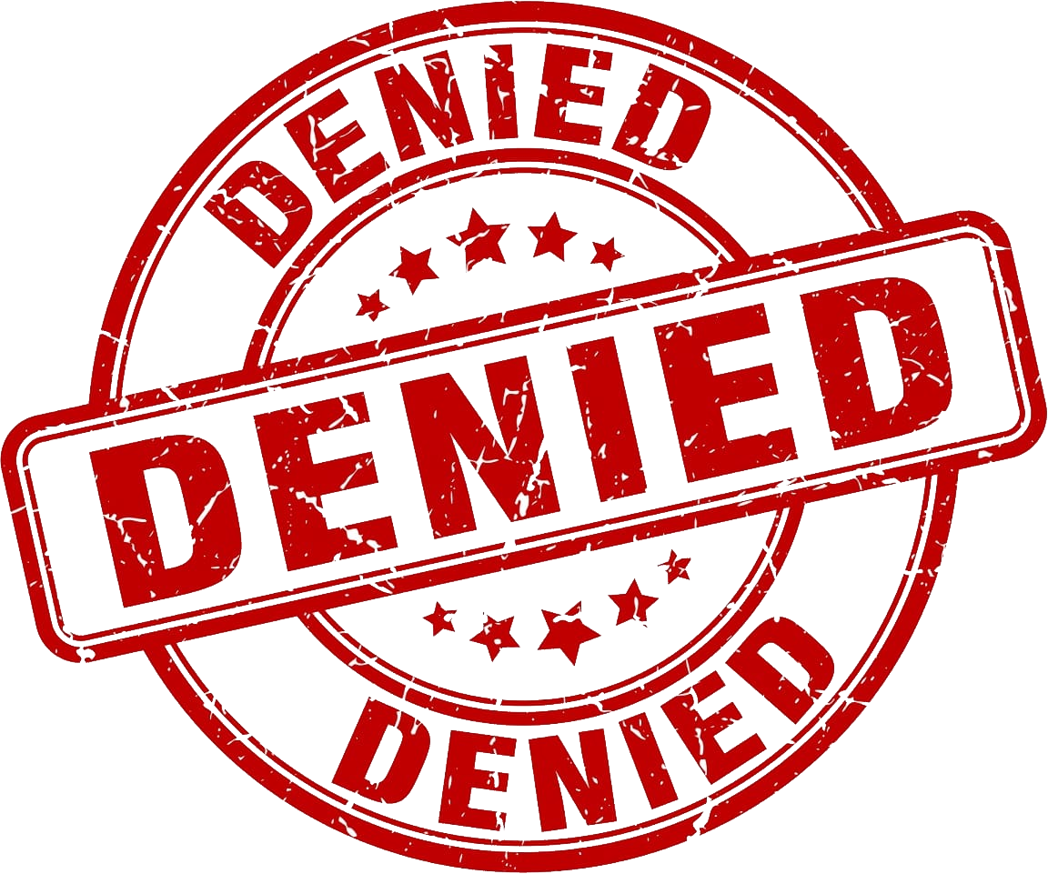 Denied Stamp PNG Clipart Background