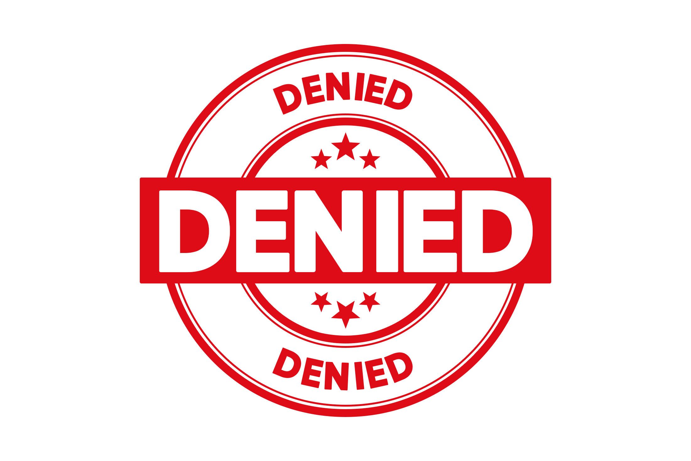 Denied Stamp PNG Pic Background