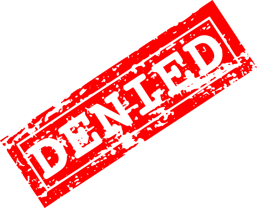 Denied Stamp Transparent Free PNG