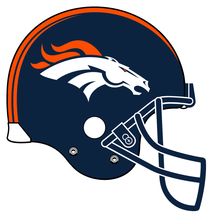 Denver Broncos Helmet PNG HD Quality