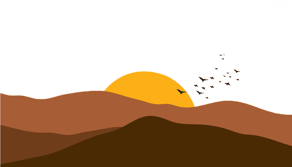 Desert Vector Background PNG Image