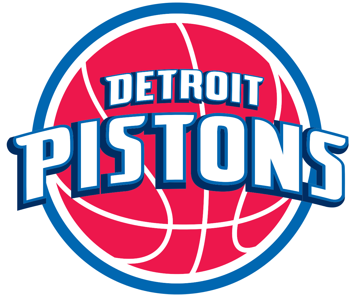 Detroit Pistons Basketball Background PNG Image