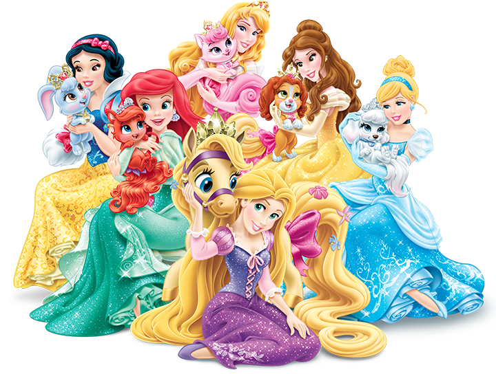 Disney Princesses Background PNG Image