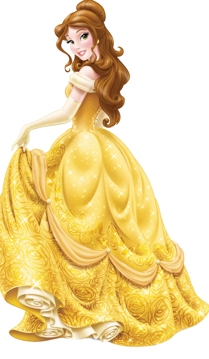 Disney Princesses Belle PNG Clipart Background