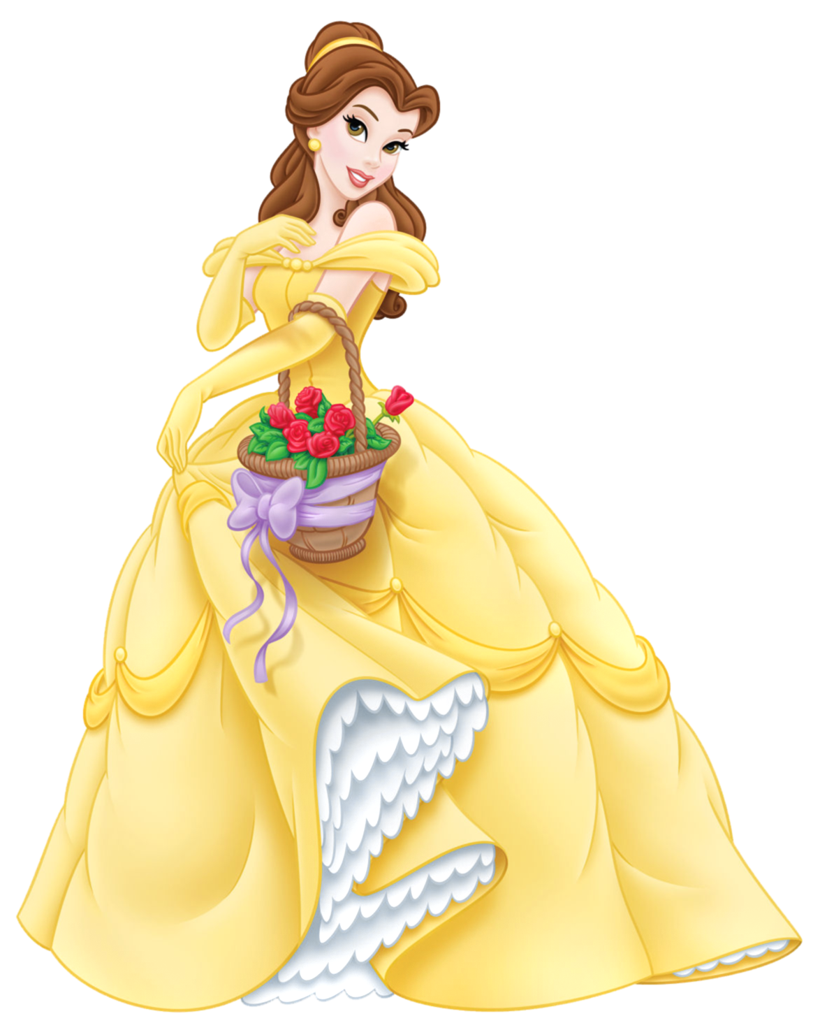 Disney Princesses Belle Transparent Background