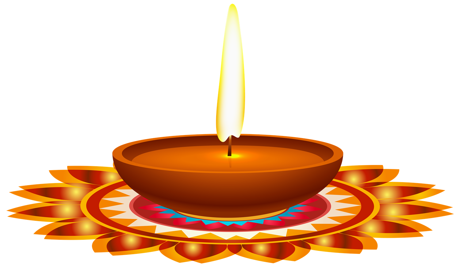 Diya Diwali Background PNG Image