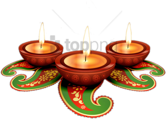 Diya Happy Diwali PNG Clipart Background