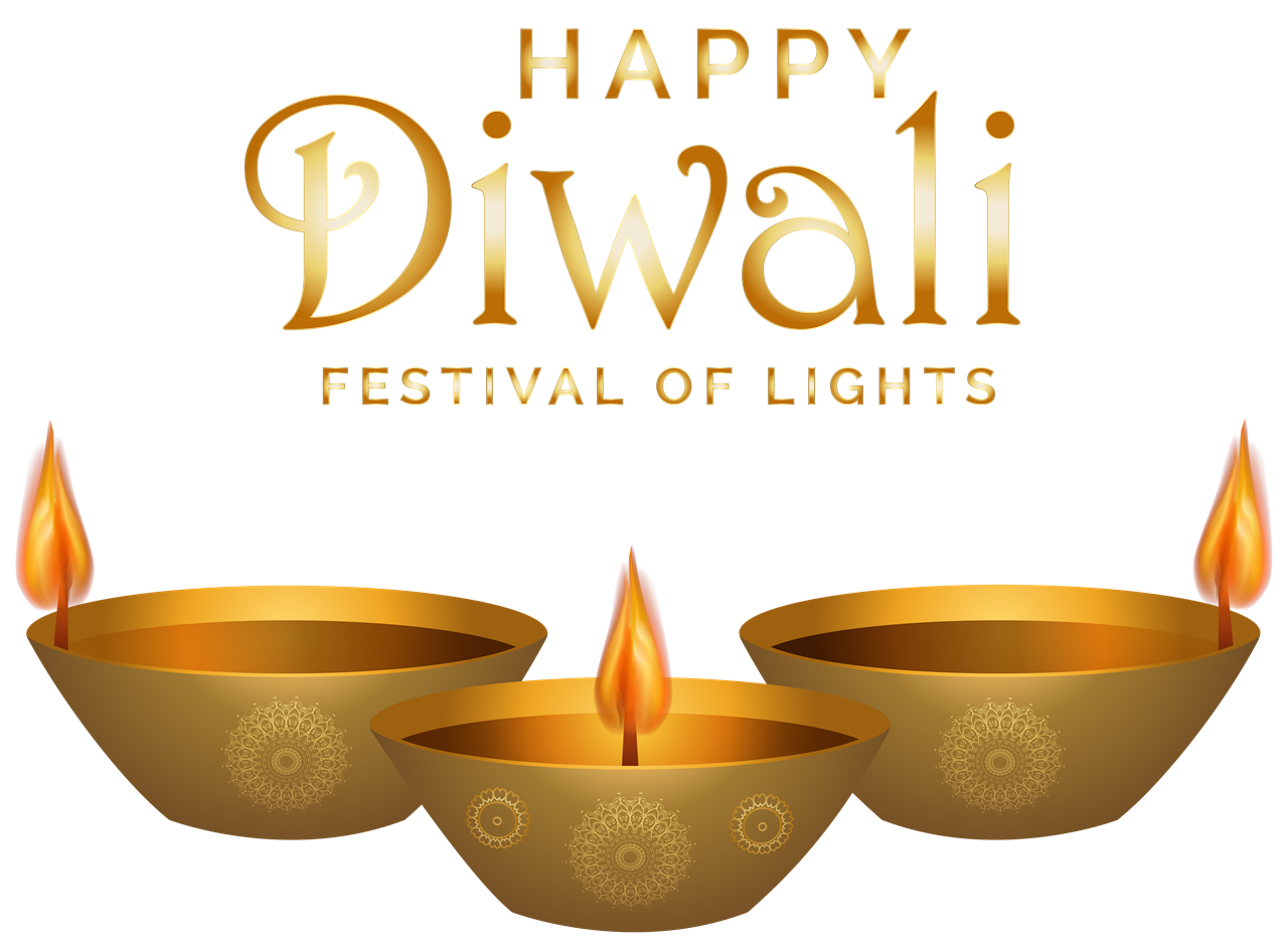 Diya Happy Diwali Transparent Free PNG