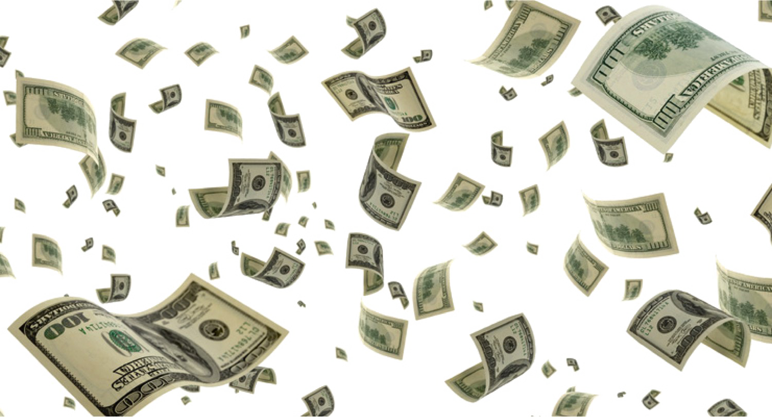 Falling Currency Transparent PNG